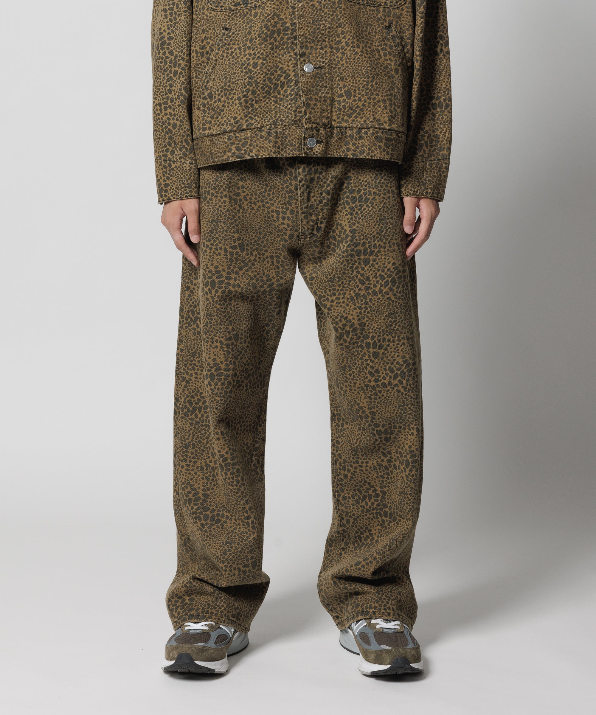 CB REOPARD DENIM BAGGIE PANTS – F-LAGSTUF-F