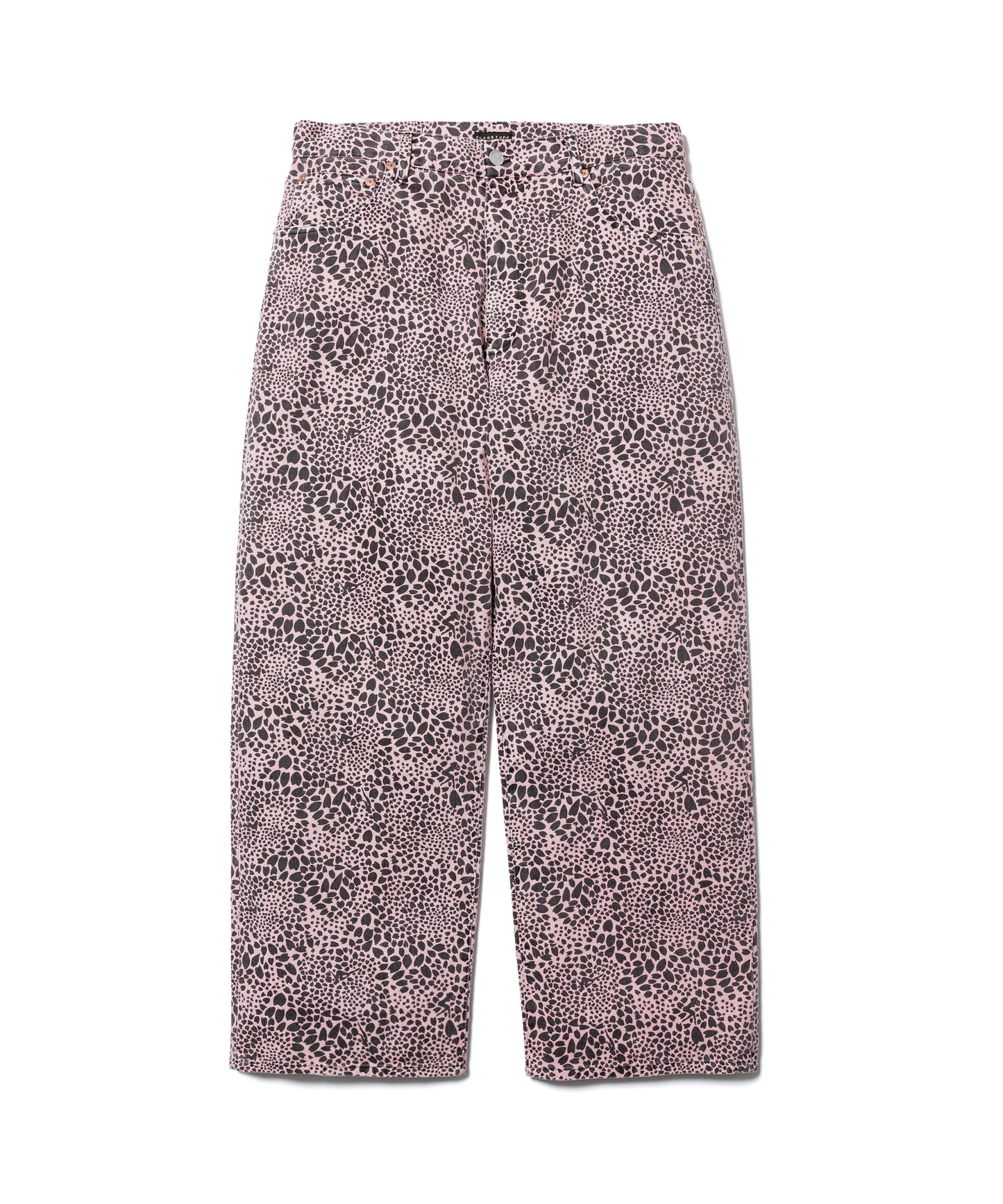 "CB REOPARD DENIM BAGGIE PANTS