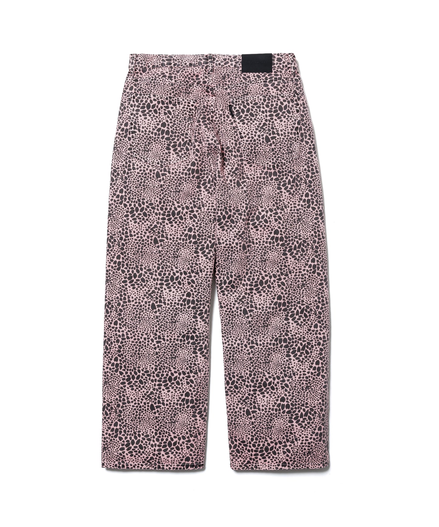 "CB REOPARD DENIM BAGGIE PANTS
