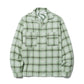 SHADOW PLAID L/S RAYON SHIRT