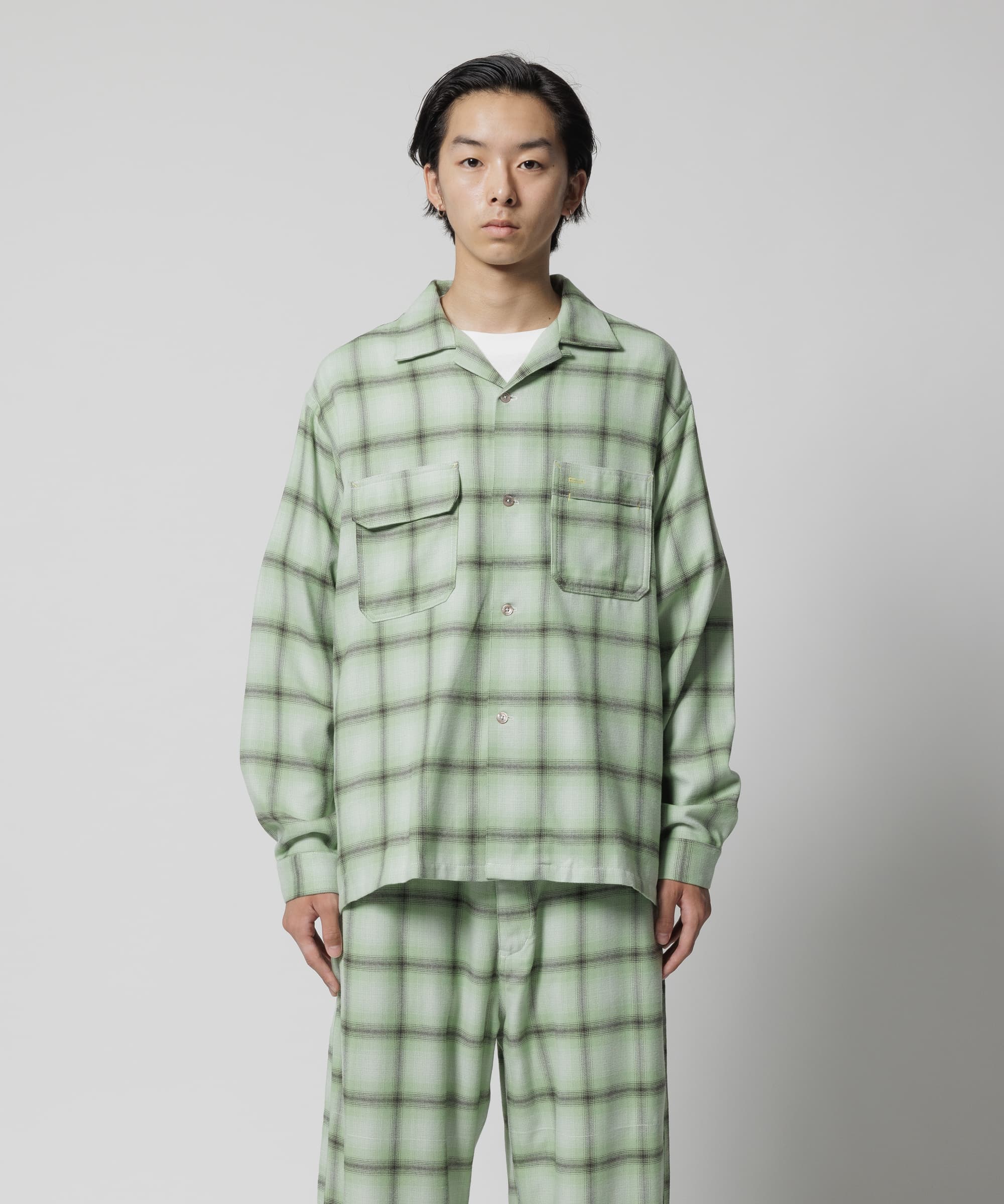 SHADOW PLAID L/S RAYON SHIRT – F-LAGSTUF-F