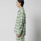 SHADOW PLAID L/S RAYON SHIRT