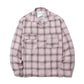 SHADOW PLAID L/S RAYON SHIRT