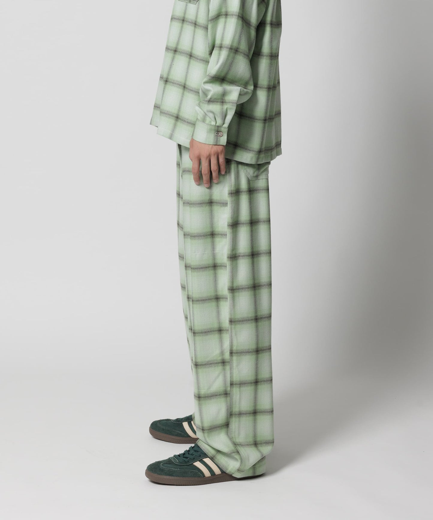 SHADOW PLAID PANTS