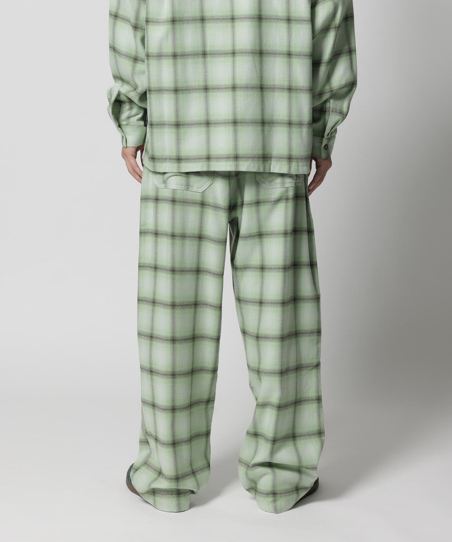 SHADOW PLAID PANTS