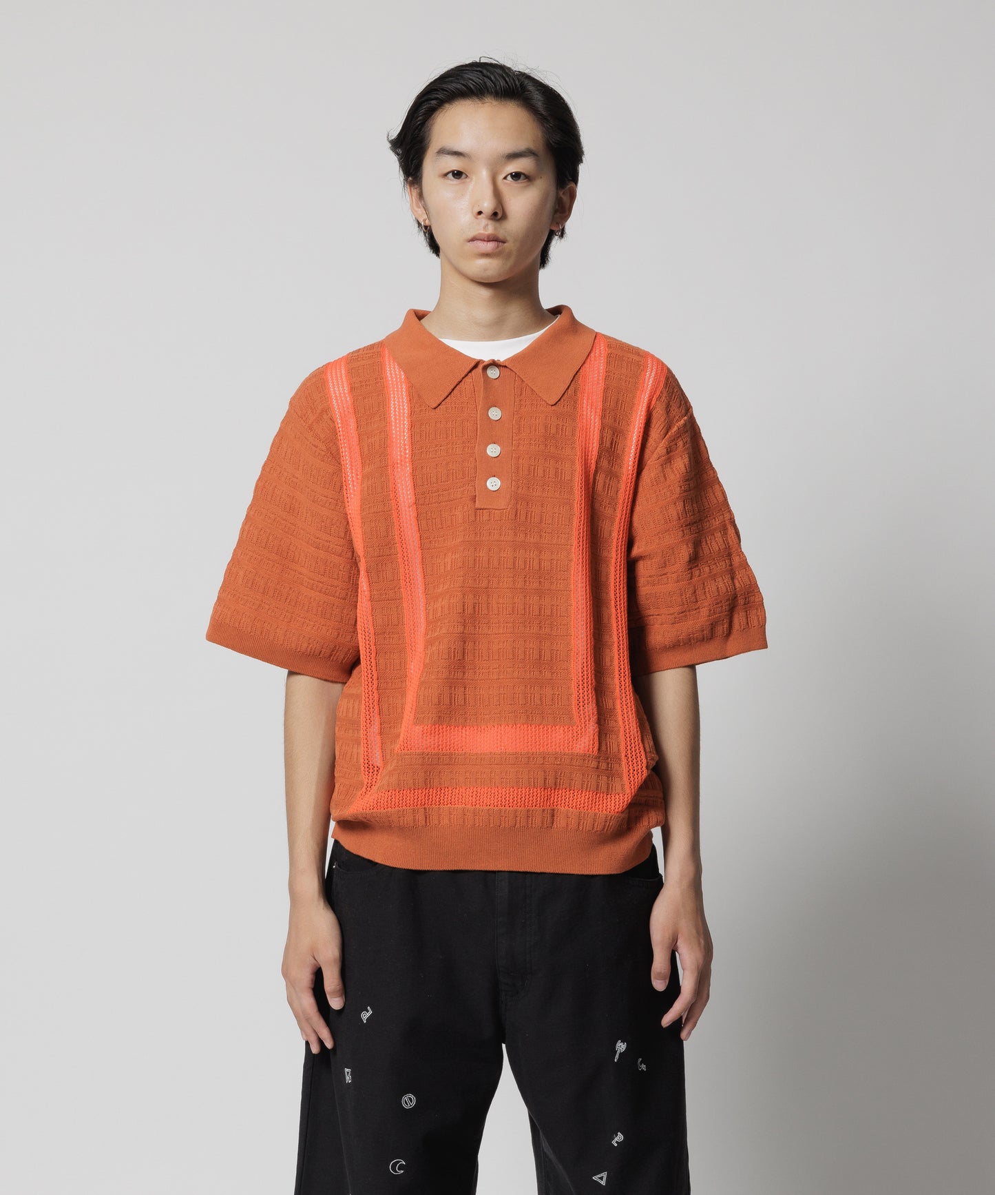 S/S POLO SWEATER