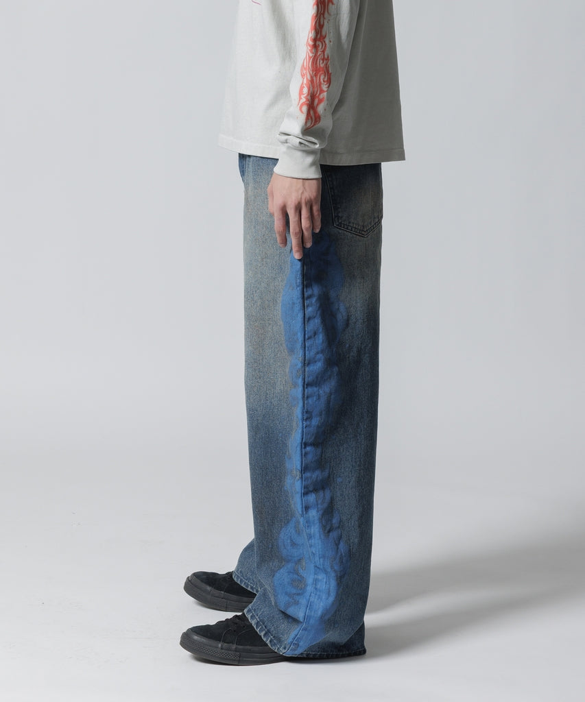 5POCKET DENIM BAGGY TROUSER