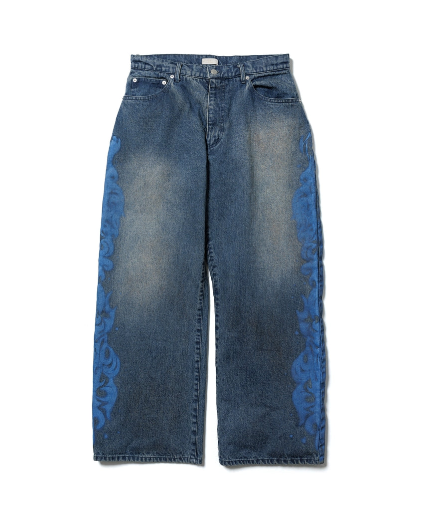 5POCKET DENIM BAGGY TROUSER