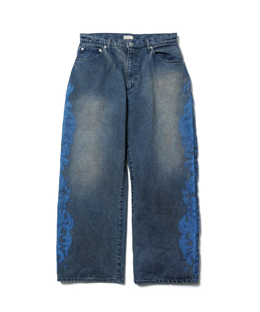 5POCKET DENIM BAGGY TROUSER