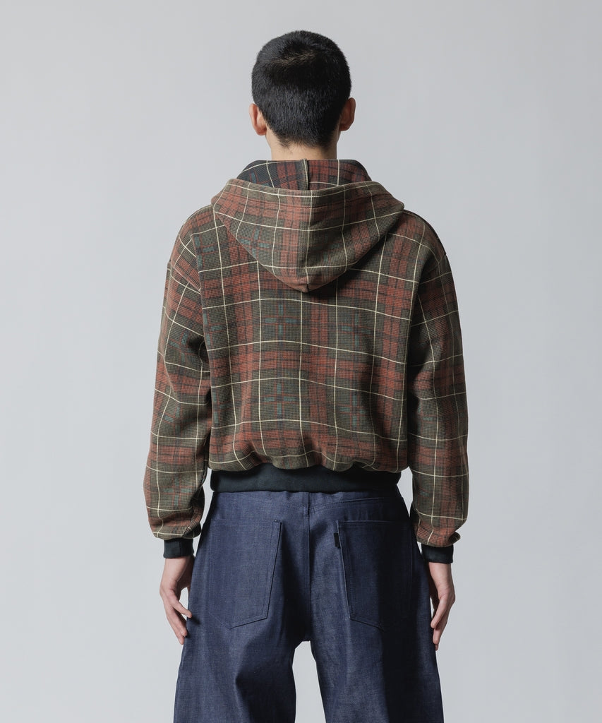 CROPPED THERMAL HOODIE