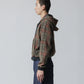 CROPPED THERMAL HOODIE