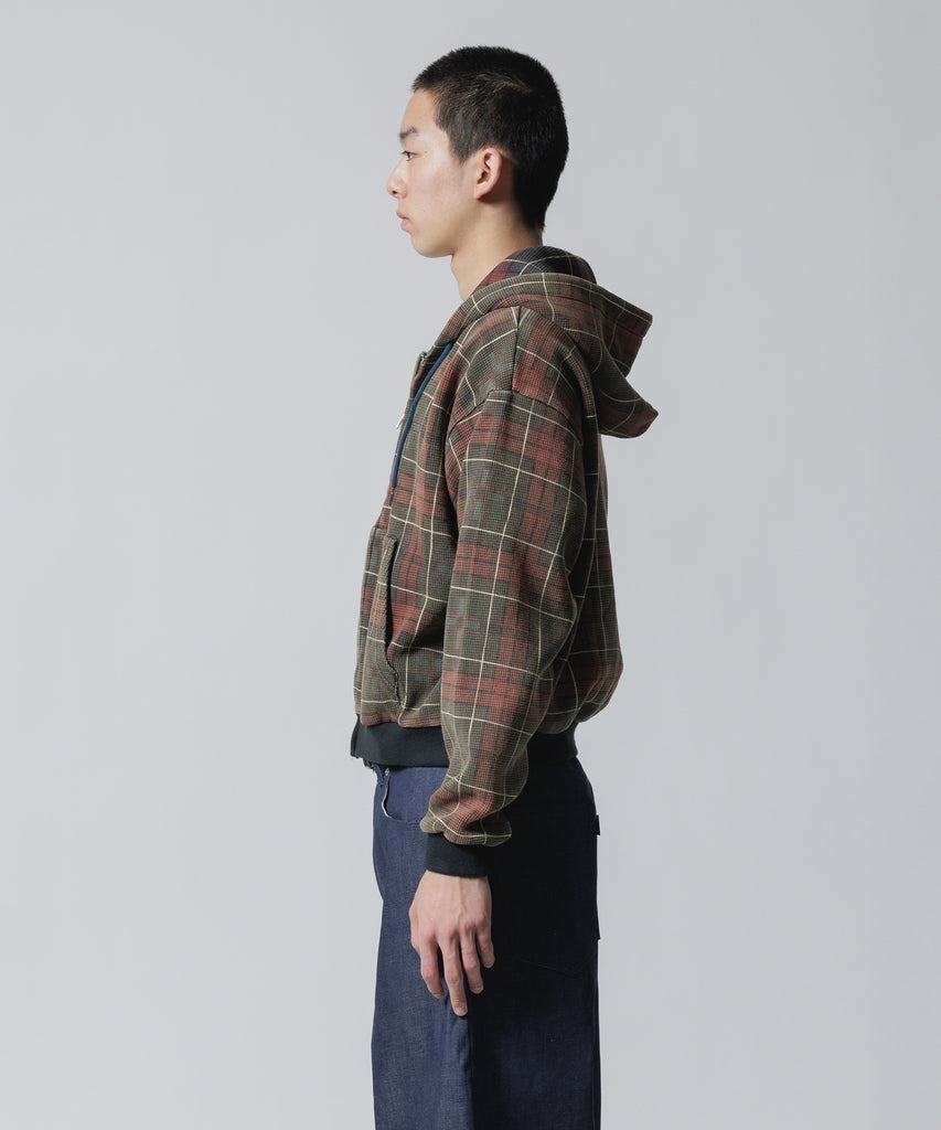 CROPPED THERMAL HOODIE