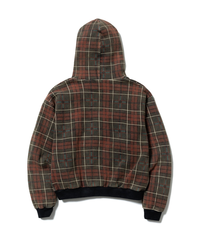 CROPPED THERMAL HOODIE
