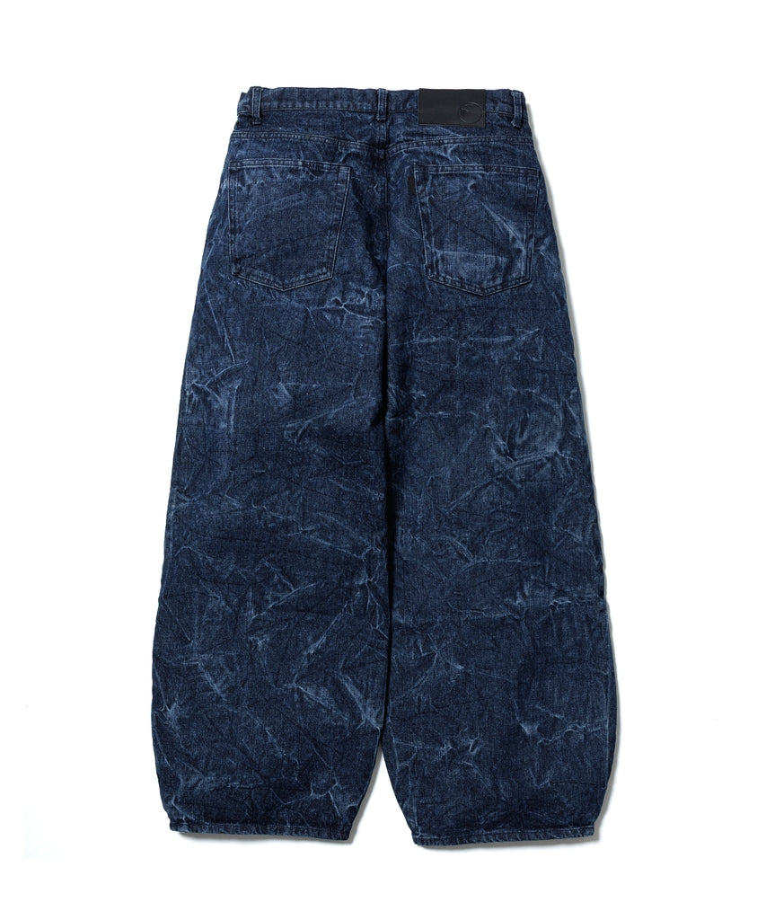 DENIM BALLOON TROUSER(WASHED)