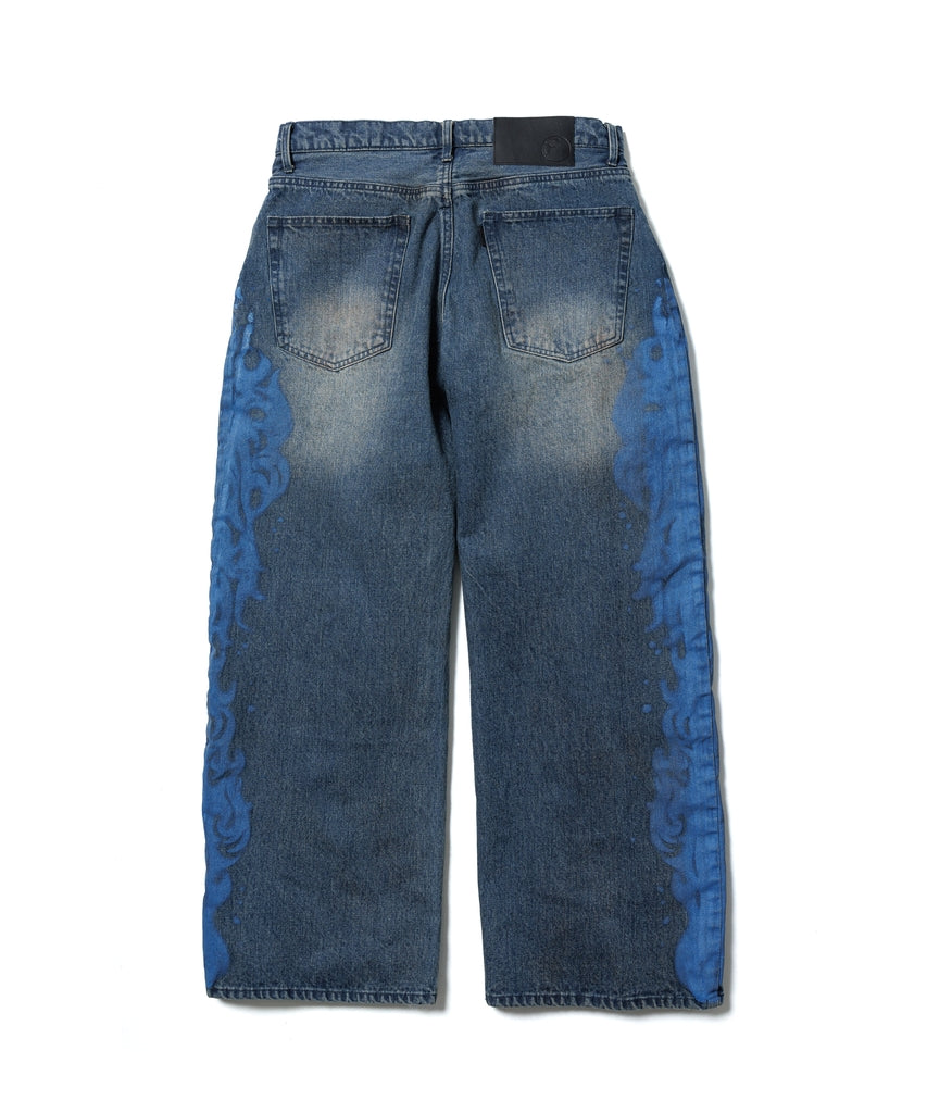 5POCKET DENIM BAGGY TROUSER
