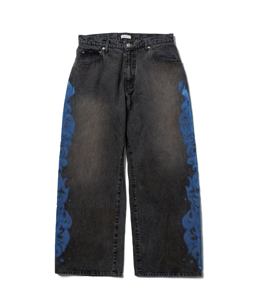 5POCKET DENIM BAGGY TROUSER