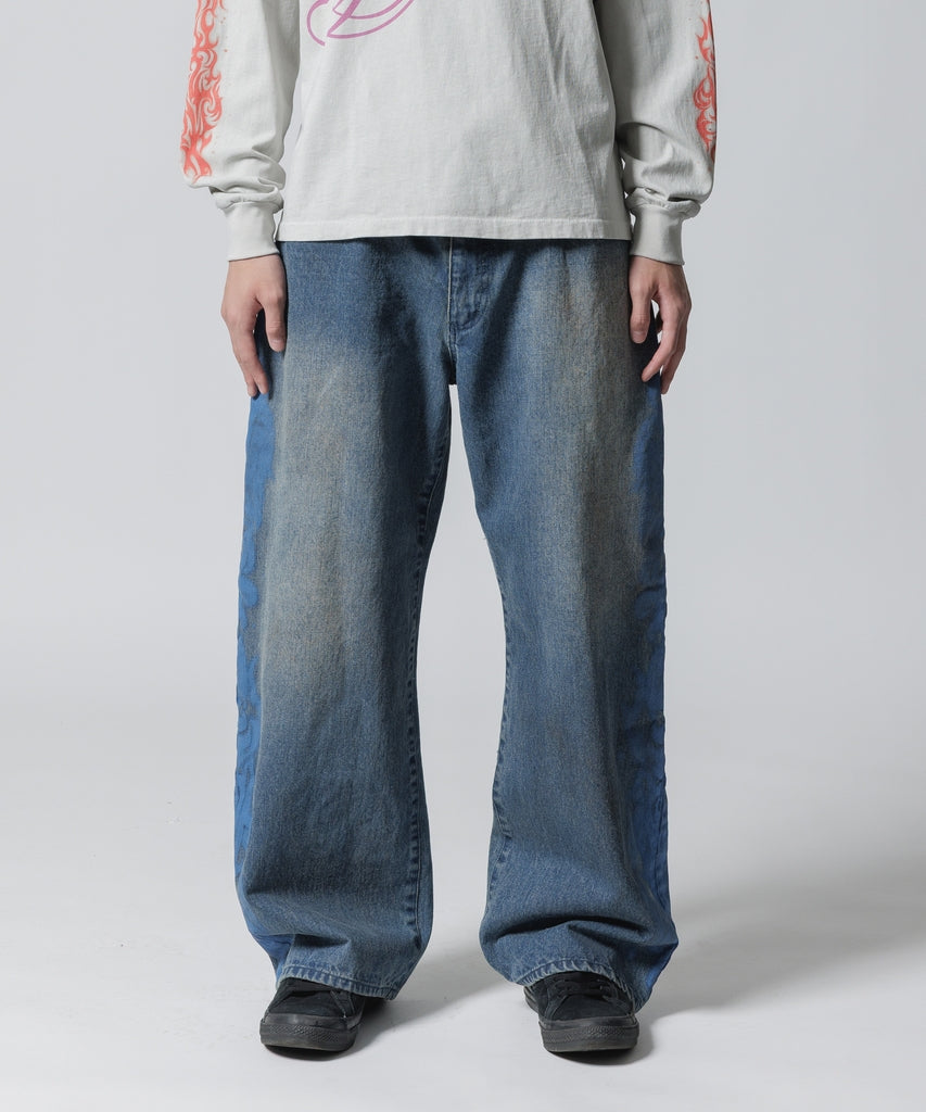 5POCKET DENIM BAGGY TROUSER