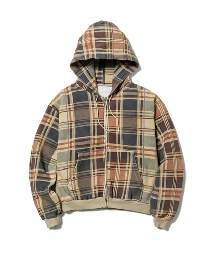 CROPPED THERMAL HOODIE