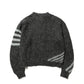 STRIPE MOHAIR KNIT SWEATER