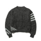 STRIPE MOHAIR KNIT SWEATER