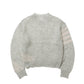 STRIPE MOHAIR KNIT SWEATER