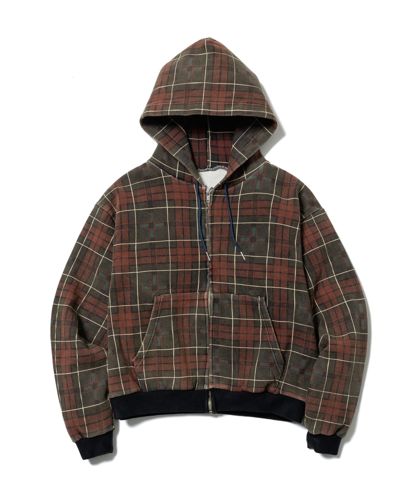 CROPPED THERMAL HOODIE
