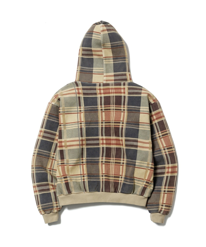 CROPPED THERMAL HOODIE