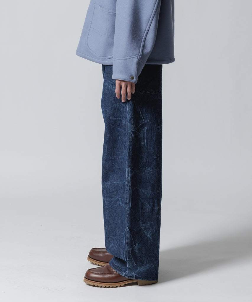 DENIM BALLOON TROUSER(WASHED)