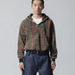 CROPPED THERMAL HOODIE