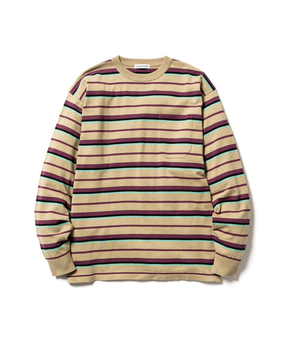 ORIGINAL STRIPE KNIT L/S TEE