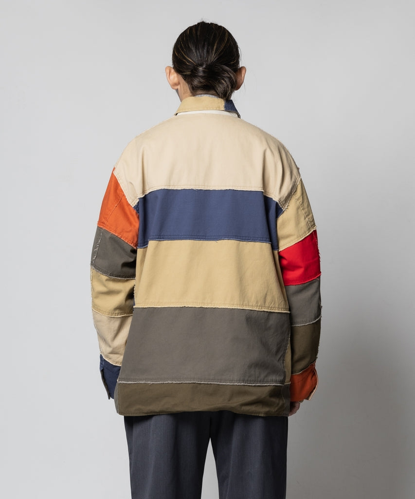 23SS-FS-03 PATCH WORK SAFARI JACKET