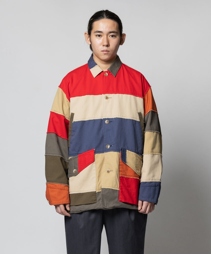 23SS-FS-03 PATCH WORK SAFARI JACKET